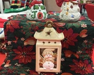 Snowmen decor and figurines