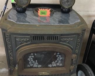 Vintage wood burning stove