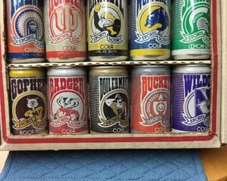 Big 10 Collectible Soda cans