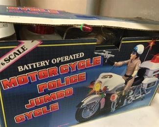 NIB Vintage motorized battery operated toys
