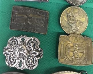 Collectible belt buckles