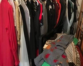 one of many racks -- with trunks to spare!