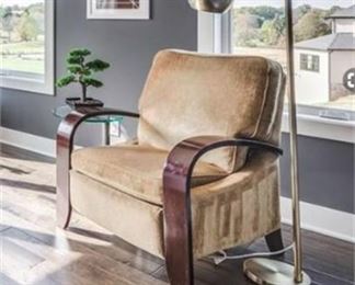 Lot 006
Smithe Bent Wood Modern Recliner