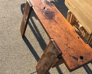 Gorgeous handmade wooden bench