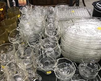 Glass snack sets
