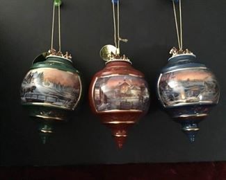 Terry Redlands Holiday Memories Heirloom Porcelain Ornament Collection https://ctbids.com/#!/description/share/293705