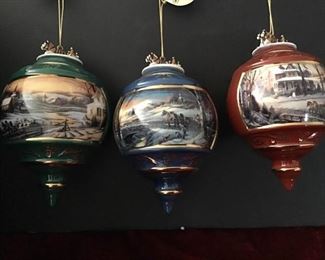 Terry Redlins Holiday Memories Heirloom Porcelain Ornament Collection https://ctbids.com/#!/description/share/293706