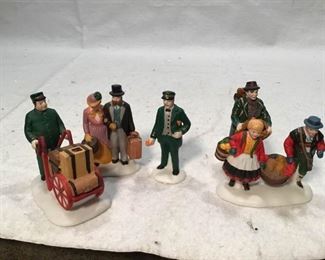 Heritage Village Collection ''Buying Bakers Bread'' and ''Holiday Travelers'' https://ctbids.com/#!/description/share/297665