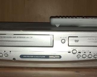 Sylvania VHS & DVD player
