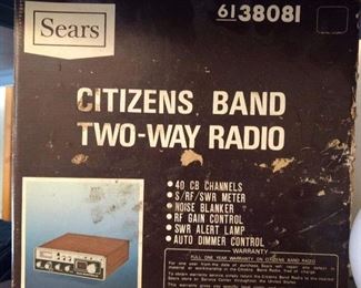Vintage Sears CB radio