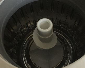 Interior view of washer