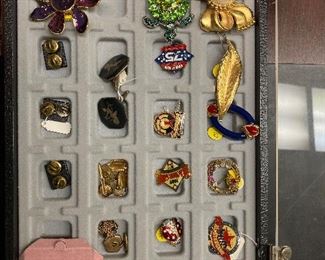 Vintage pins and jewelry