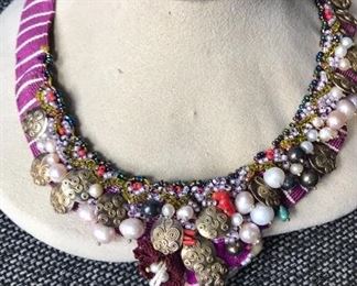 Pearls custom made necklace