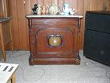 Ornate Antique Safe from the Hotel Florence in Historic Pullman District of Chicago