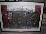 Ltd Ed 2/12 by by Chicago listed artist Fred Rappaport titled "Seven Up" prob. a serigraph
