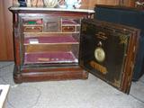 Ornate Antique Safe from the Hotel Florence in Historic Pullman District of Chicago