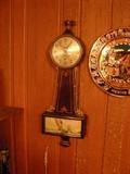 Sessions keywind banjo clock