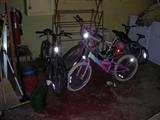 A variety of bicycles