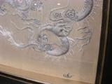Detail from one of a pair of very high quality Chinese Embroidered pictures