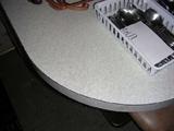 Close Up of Boomerang pattern on kitchen table