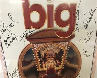 "big" movie poster signed