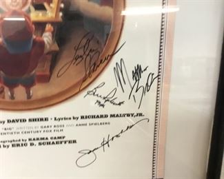 movie poster signed