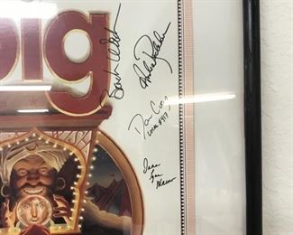 movie poster signed