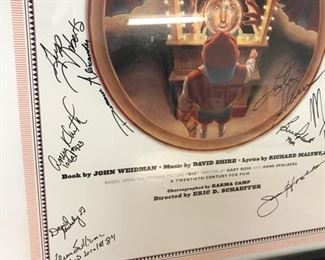 movie poster signed