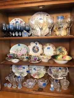 some of the dishes in cabinet