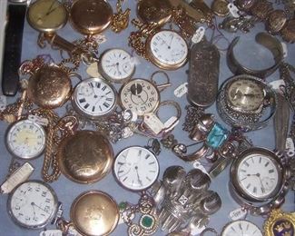 collection of pocket watches