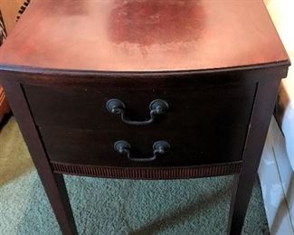 1 of 2 matching vintage side tables