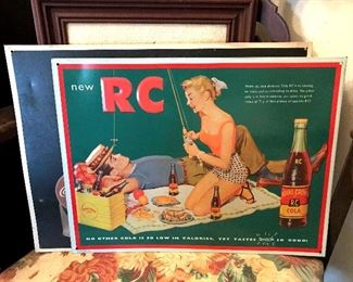 Reproduction advertising signs