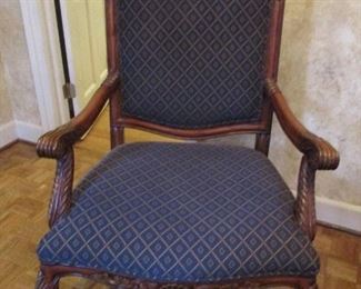 pair arm chairs