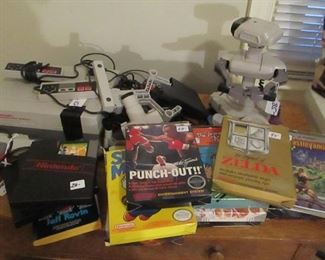 Nintendo console, controllers, games
