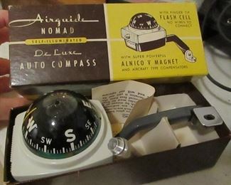 vintage auto compass