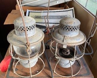 Adlake Railroad lanterns