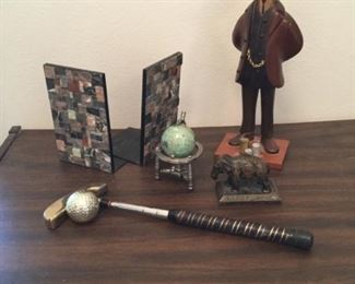 Banker, Retractable Putter and bookends https://ctbids.com/#!/description/share/294822