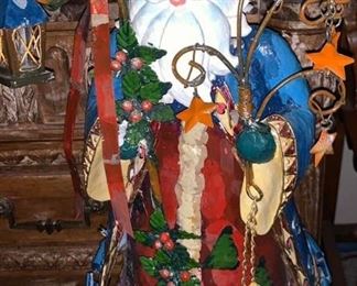 Large Metal Santa $20