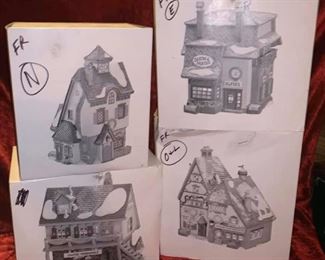 Heritage Village Collection-North Pole Series (Several Large Villages)  $15ea