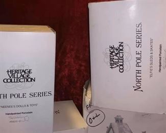 Heritage Village Collection-North Pole Series (Several Large Villages)  $15ea