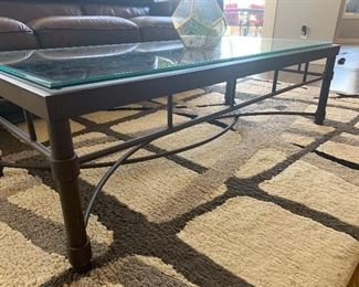 OFF SITE - Glass coffee table in great condition.  $100 CASH