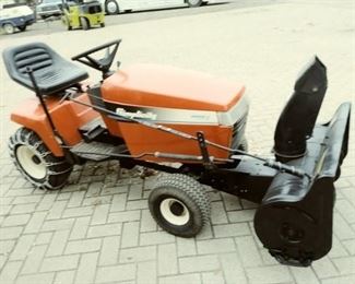 Tractor Simplicity Garden Tractor with mowing Deck and Snowblower attachment!