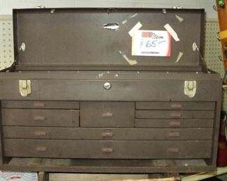 Kennedy Tool Box.  Missing front and key