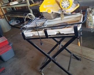professional tile saw - model 60010 - 2 Hp - with stand
