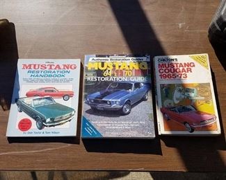 3 Mustang Restoration books