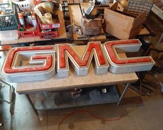 GMC letter signs