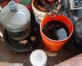 Waste oil approximately 15 gallons