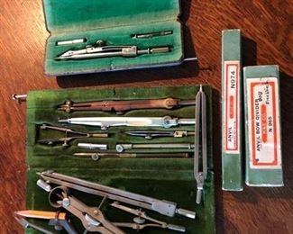 LOT of assorted drafting tools.  $75.00