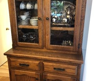 Hutch with glass doors
$80 today $40