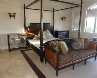 Lexington King bedroom set with Henry Link Sofa